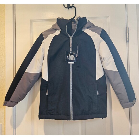 Sears Other - 3 in 1 Jacket Winter Coat Size 8 Warm & Soft Inner Shell Removable New w/ Tags